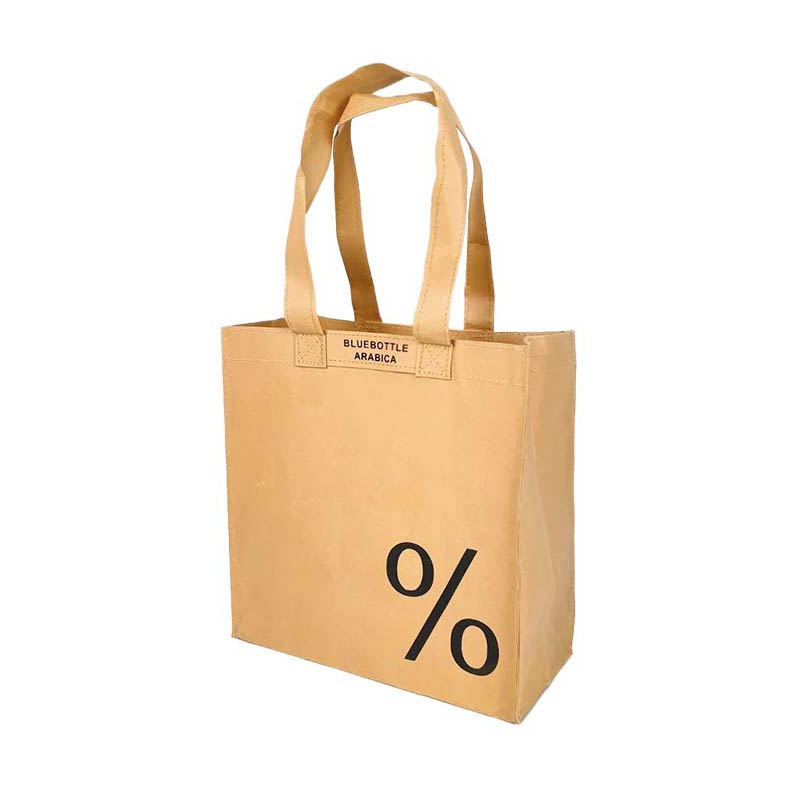 Vaskbar kraft papir tote taske